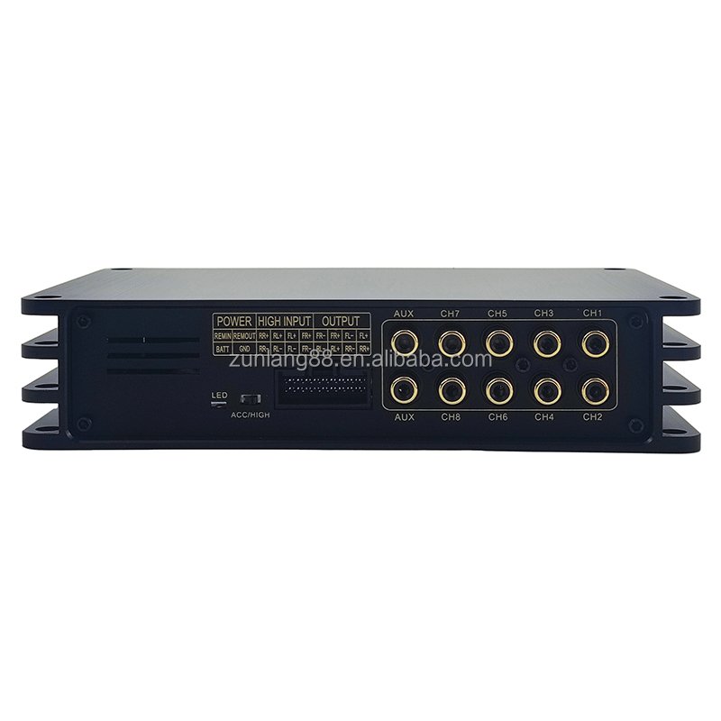 31 Band EQ BT 5.2 Car Dsp Audio Processor Out 8 RCA App Tune SQ Class AB Car DSP Amplifier 4 in 4 A4 OEM Universal 20 - 20000 Hz